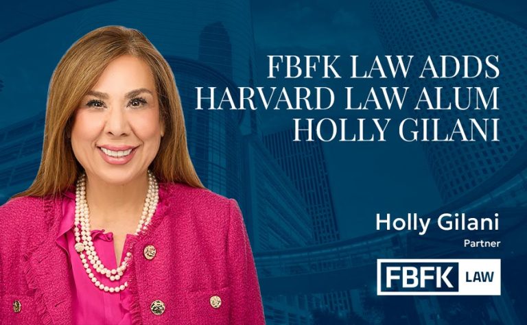 FBFK Law Expands California Litigation Platform with Holly Gilani
