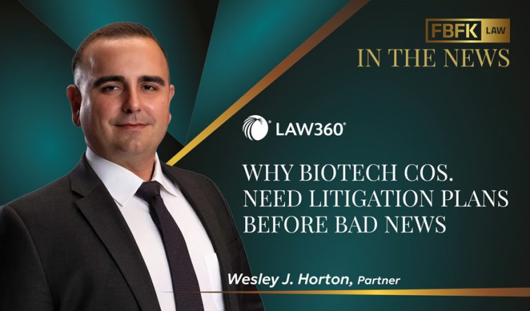 Why Biotech Cos. Need Litigation Plans Before Bad News