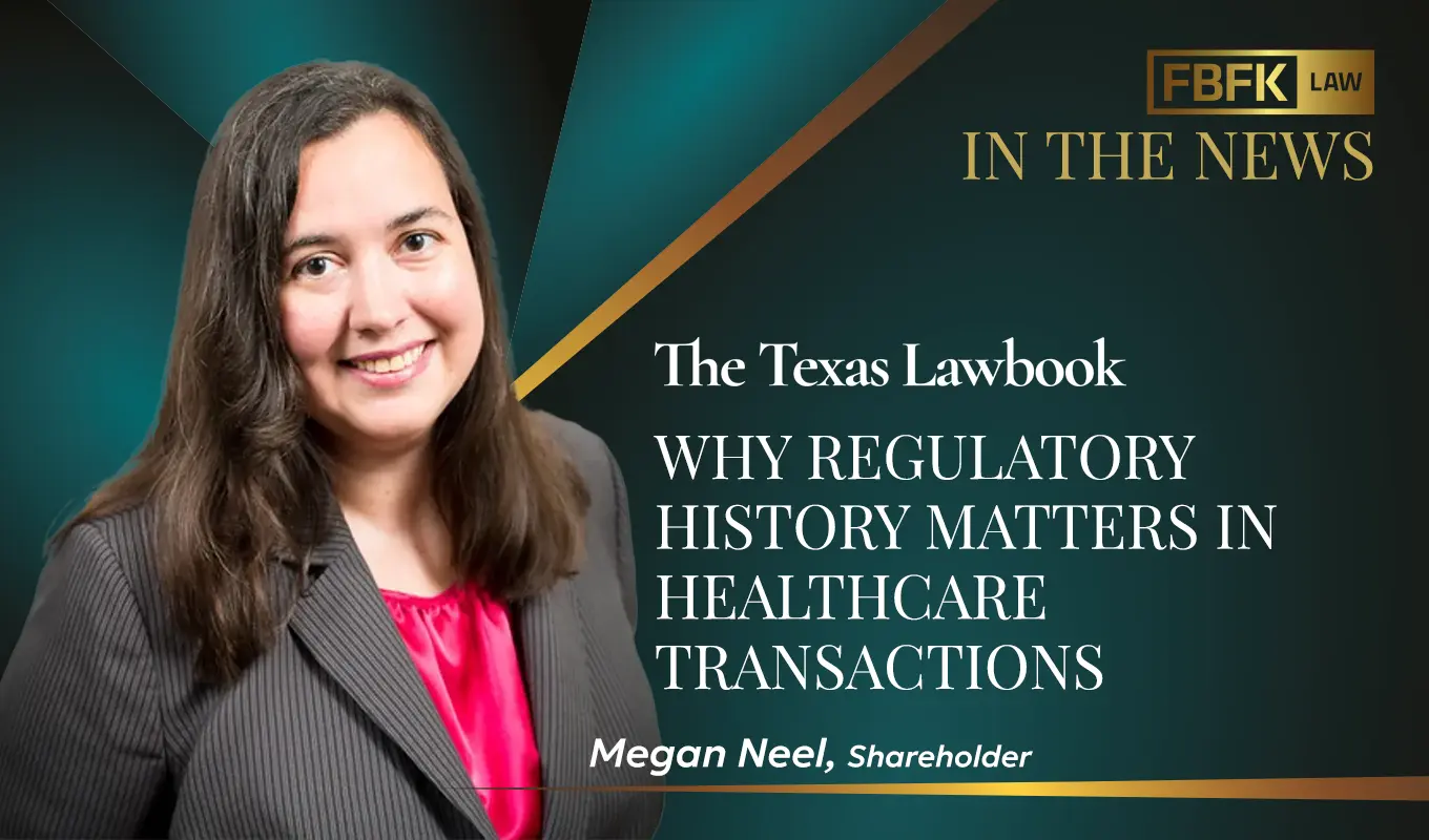 Megan Neel discusses healthcare M&A regulatory diligence for buyers in healthcare transactions.
